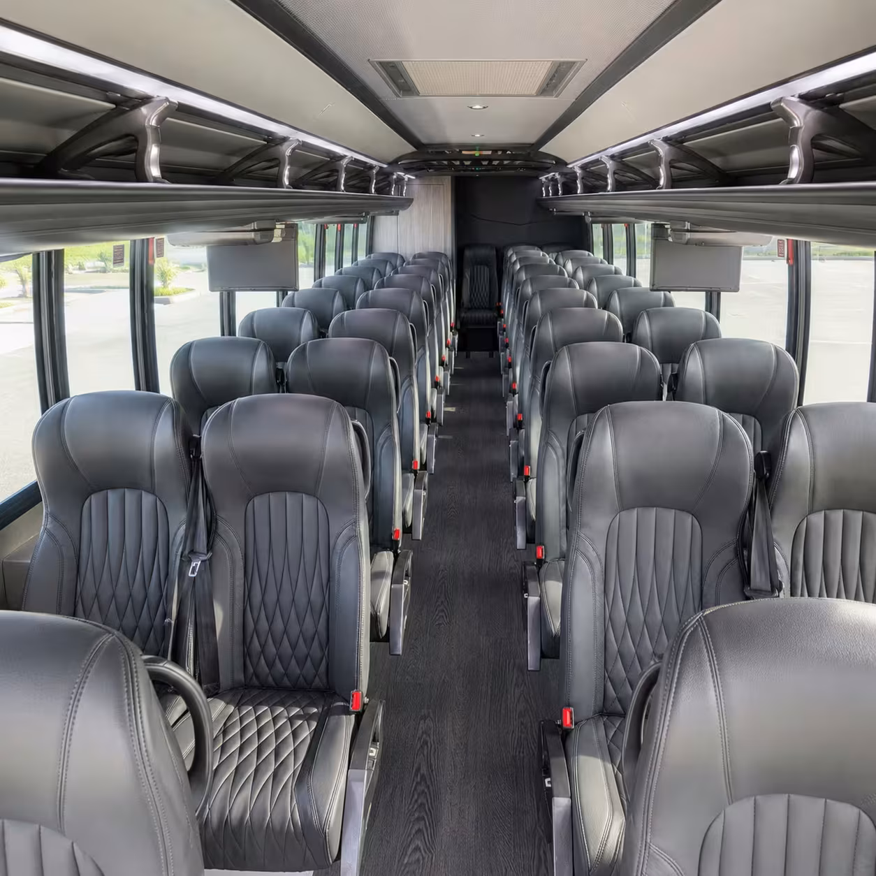 28 passenger minibus inside
