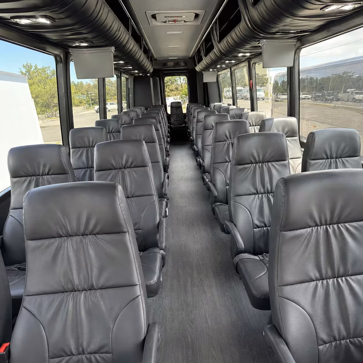 35 passenger minibus inside