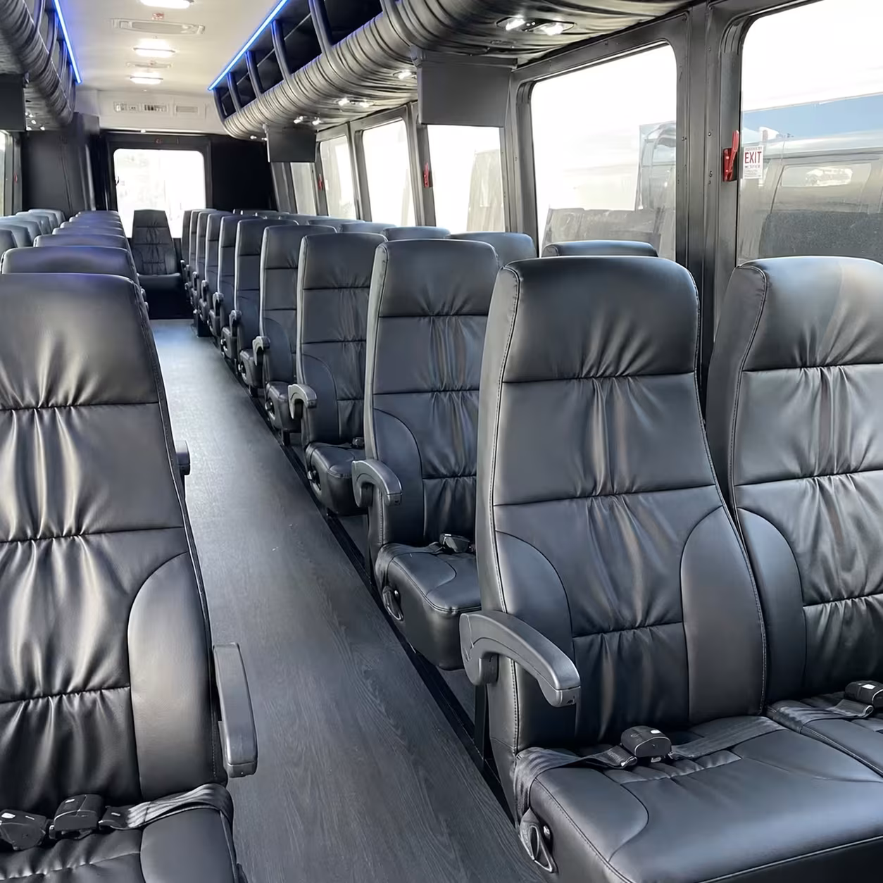 35 passenger minibus interior