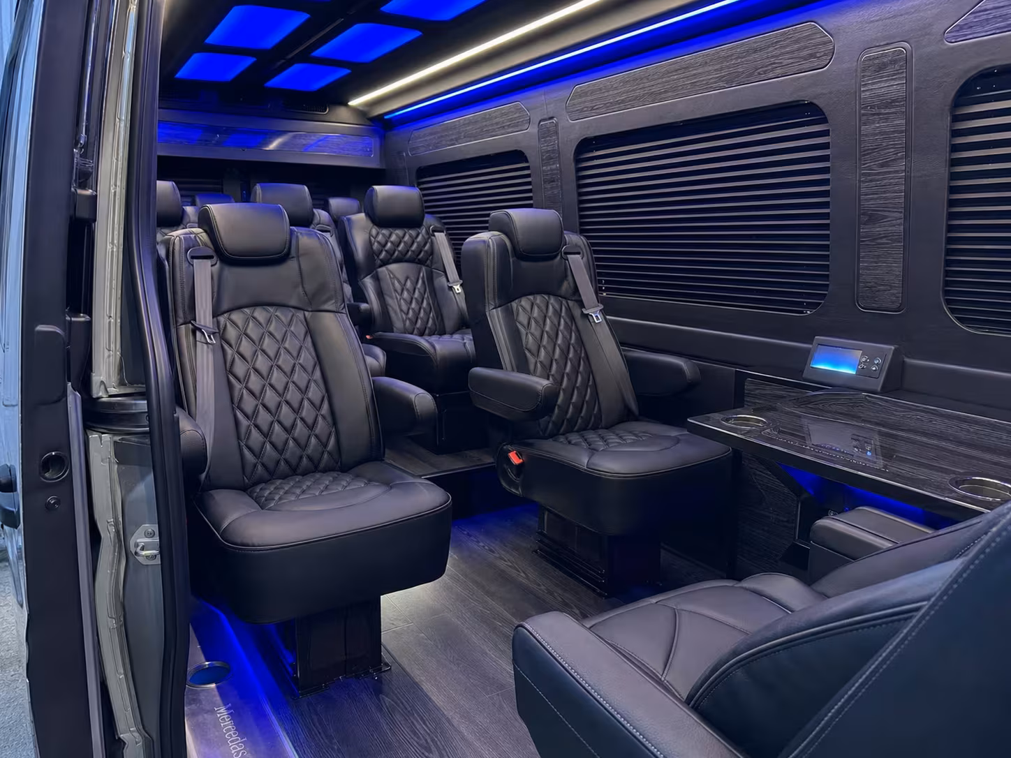 sprinter van transportation for groups and events across turlock