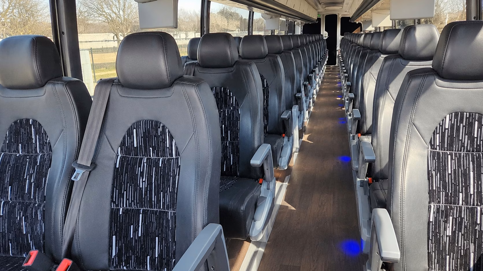 turlock charter bus interior